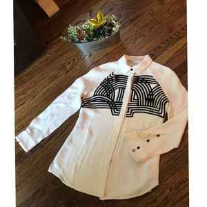 Lela Rose Blouse Slim Fit